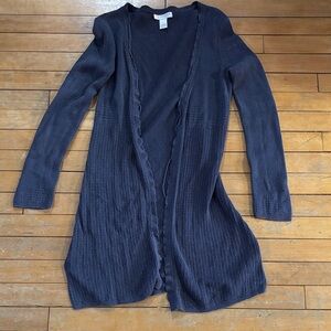 EUC Kenar Deep Blue Open Front Cardigan